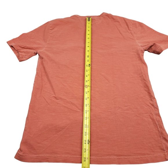 Faherty Mens S T-Shirt Puerto Rico Flag Pocket‎ Tee Red Luxury Soft Cotton - Picture 9 of 9